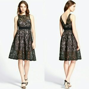 NWT JAY GODFREY Black Lace Party Formal Wedding Prom Dress